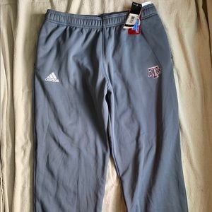 🚫🚫SOLD🚫🚫NWT Texas A&M Adidas sweatpants